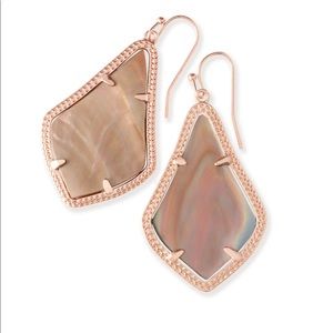 Kendra Scott - Alex Drop Earrings in Brown Pearl